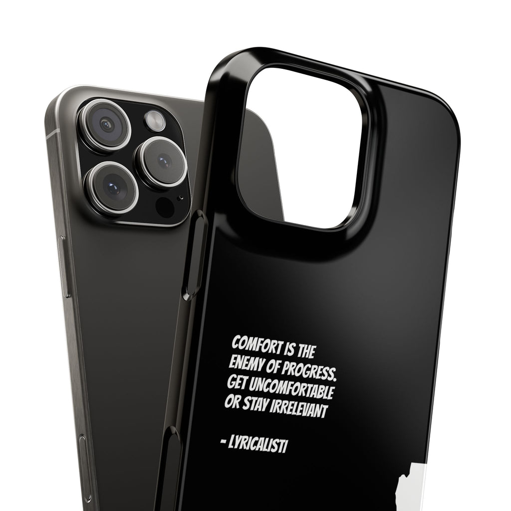 Motivational Slim Phone Case - Dark Quote Design
