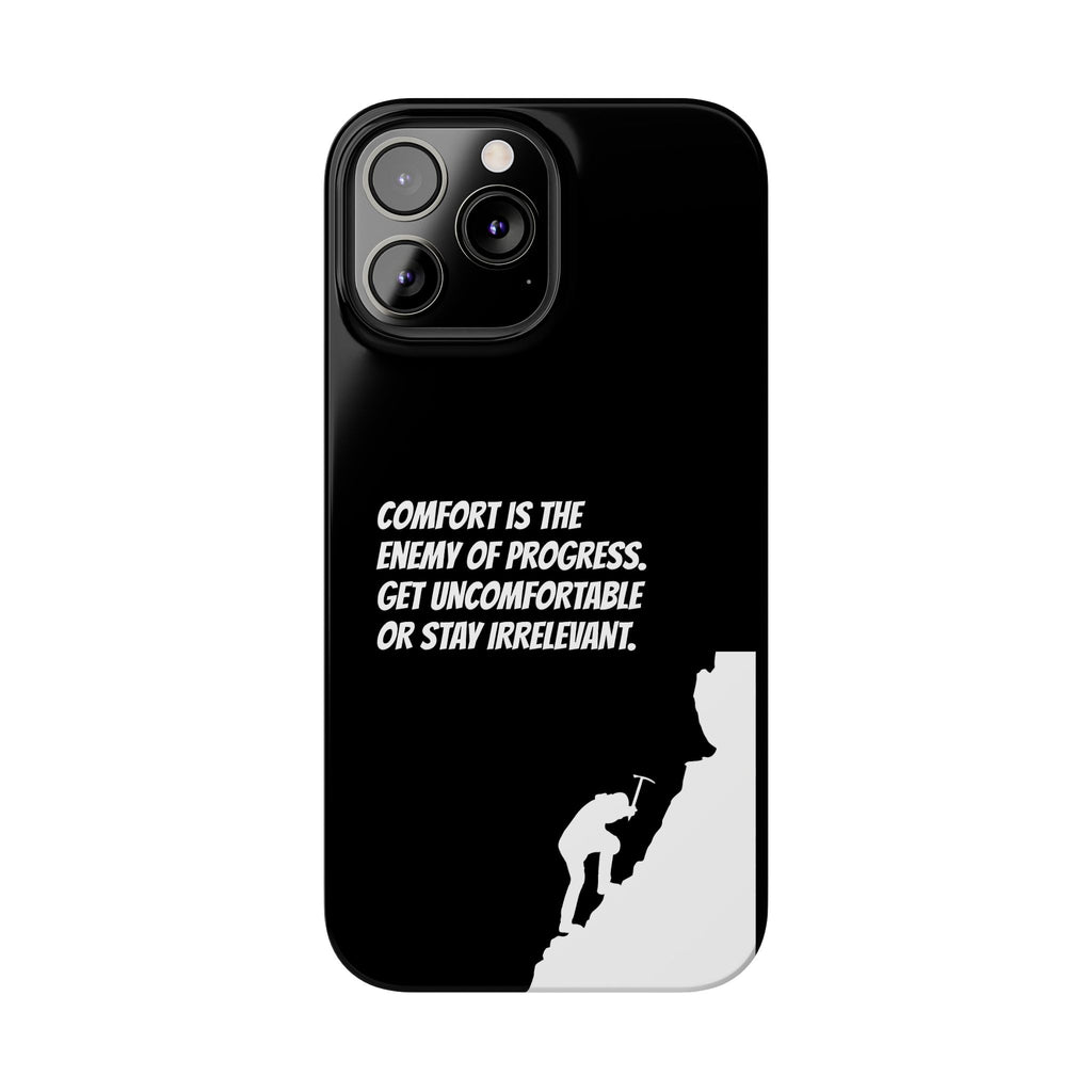 Motivational Slim Phone Case - Dark Quote Design