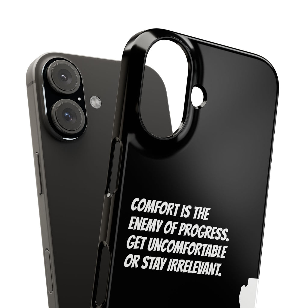 Motivational Slim Phone Case - Dark Quote Design