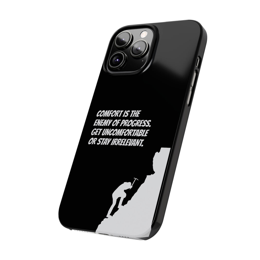 Motivational Slim Phone Case - Dark Quote Design