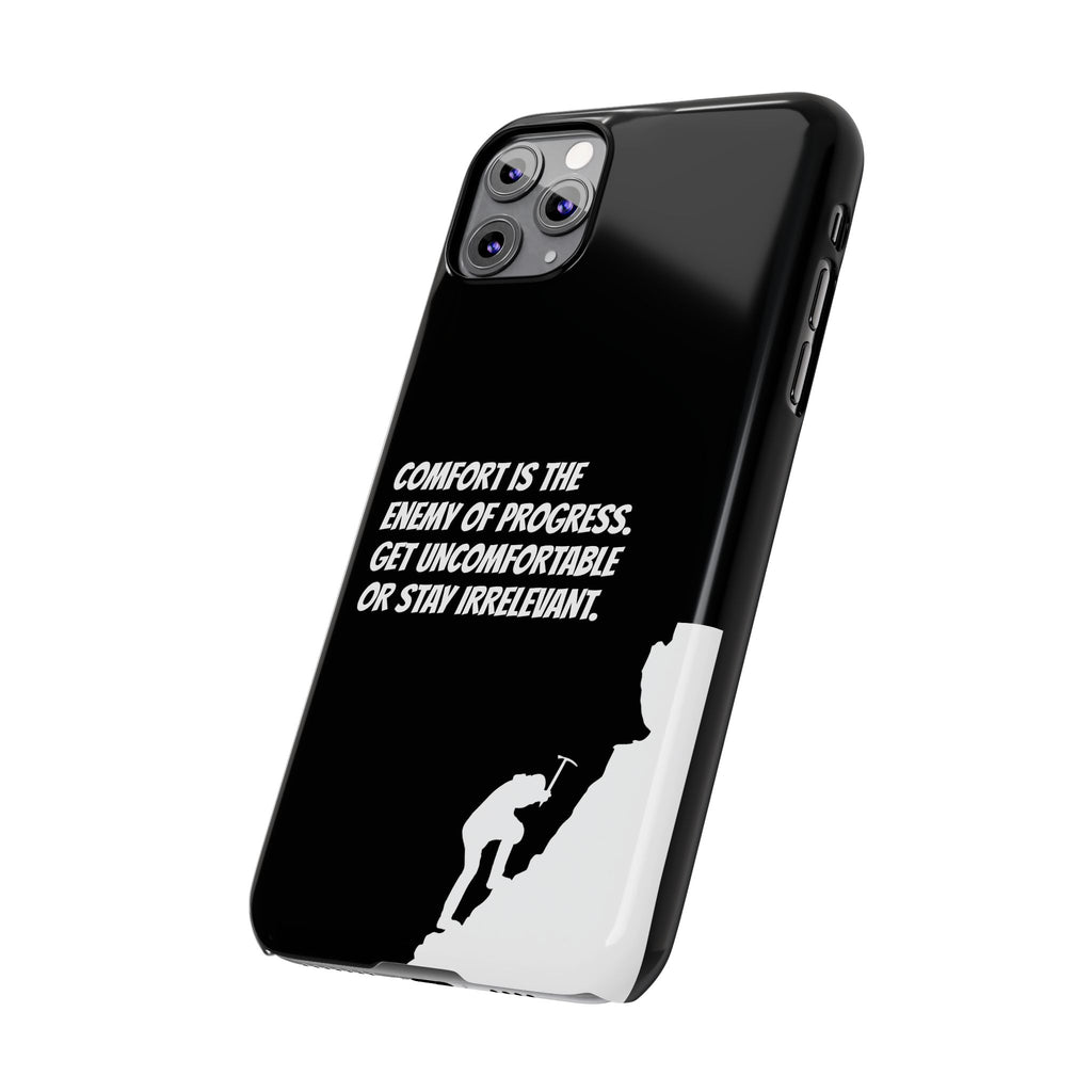 Motivational Slim Phone Case - Dark Quote Design