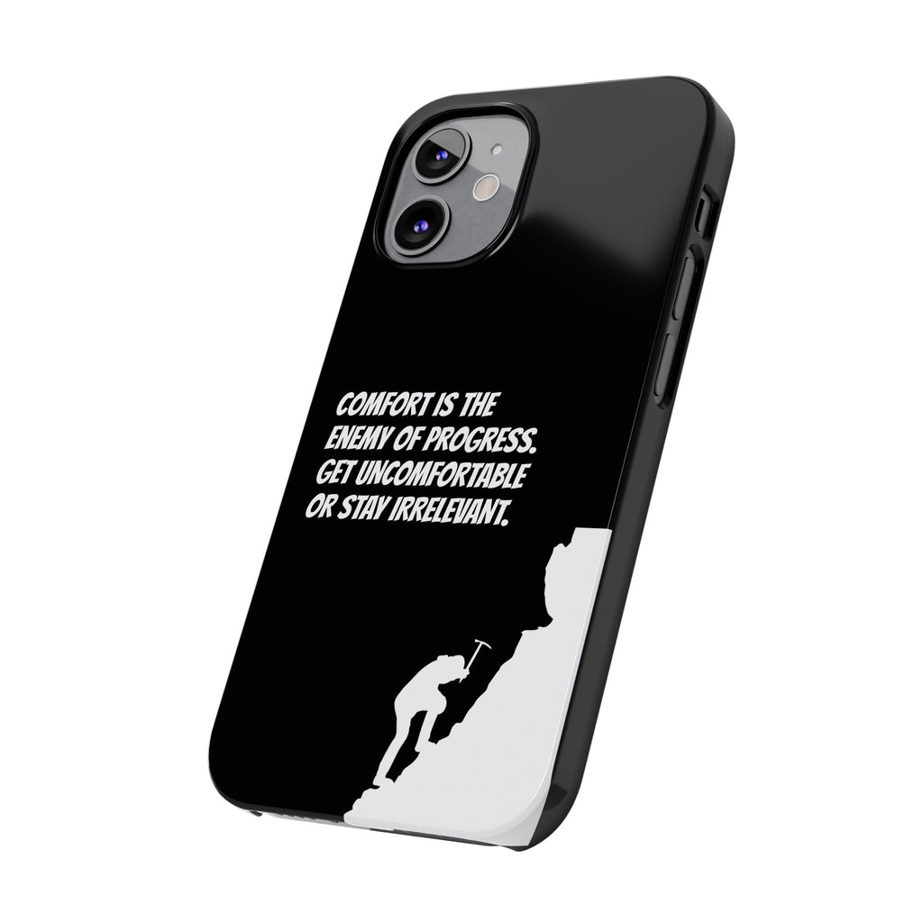 Motivational Slim Phone Case - Dark Quote Design