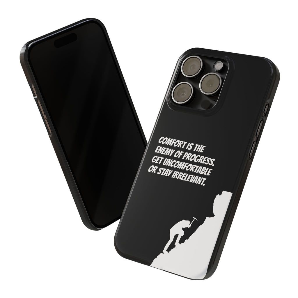 Motivational Slim Phone Case - Dark Quote Design