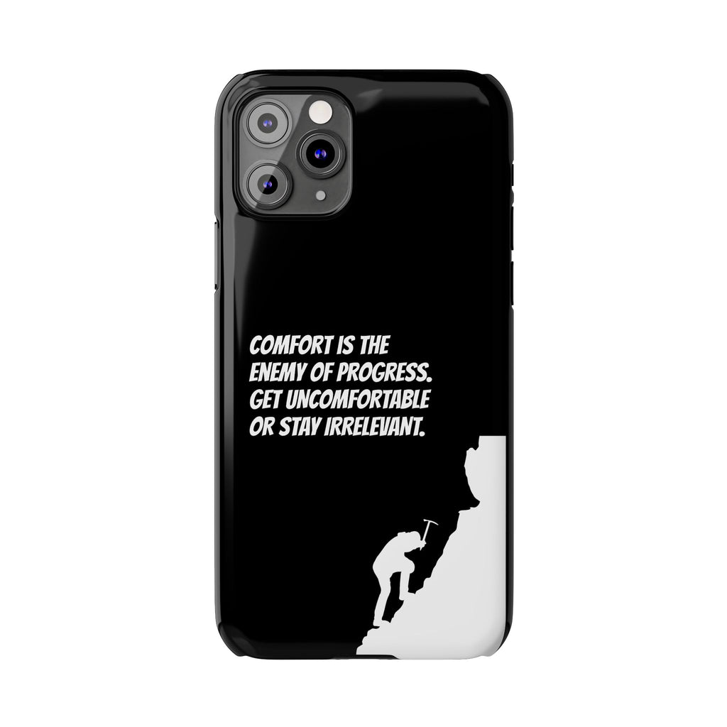 Motivational Slim Phone Case - Dark Quote Design