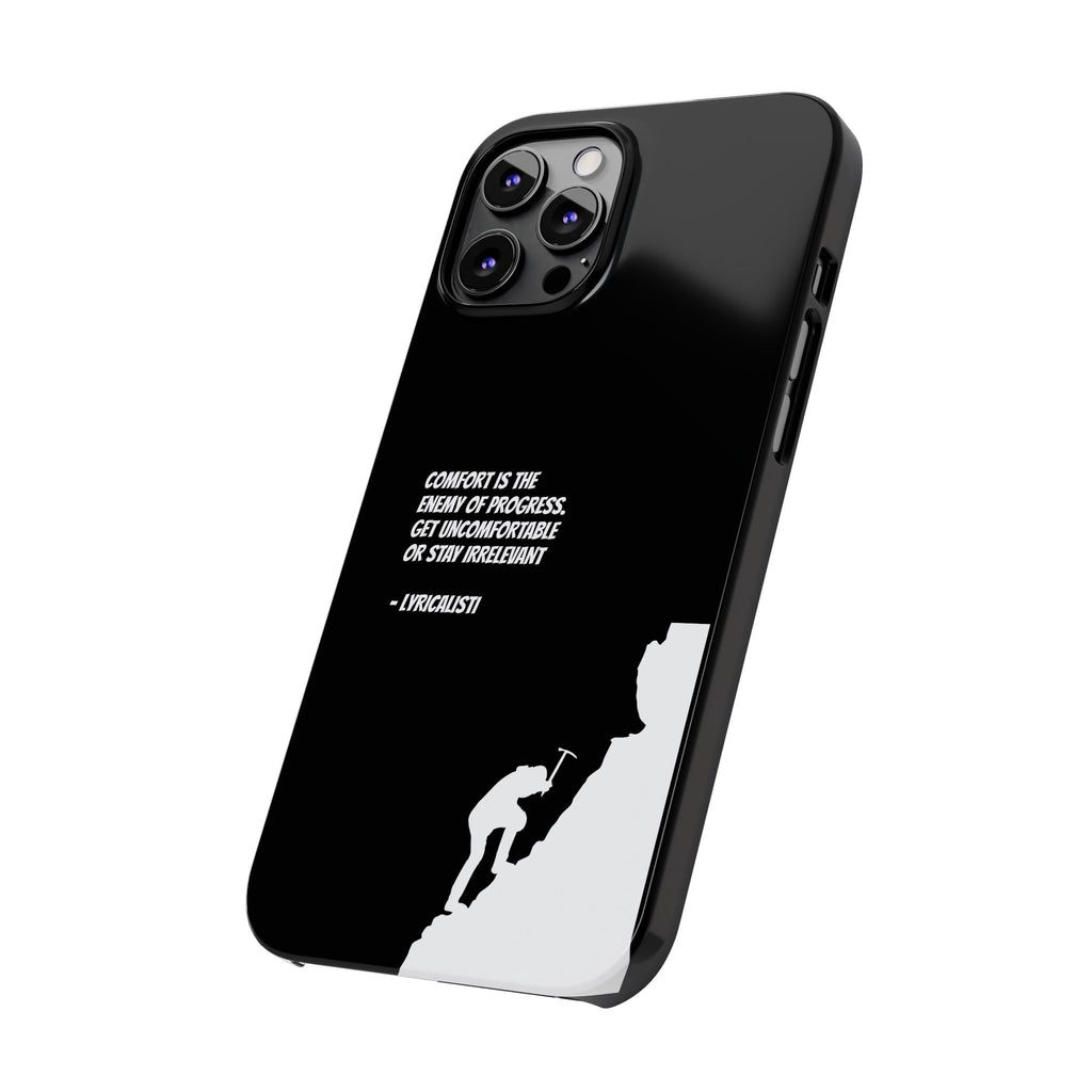 Motivational Slim Phone Case - Dark Quote Design