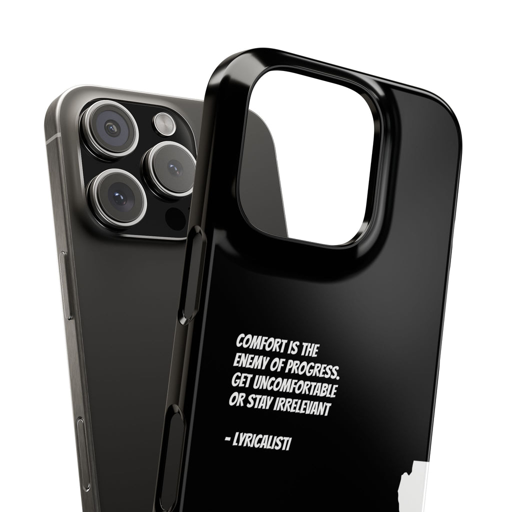 Motivational Slim Phone Case - Dark Quote Design