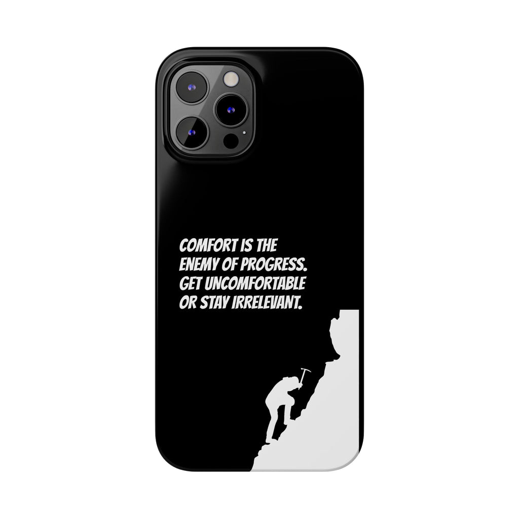 Motivational Slim Phone Case - Dark Quote Design