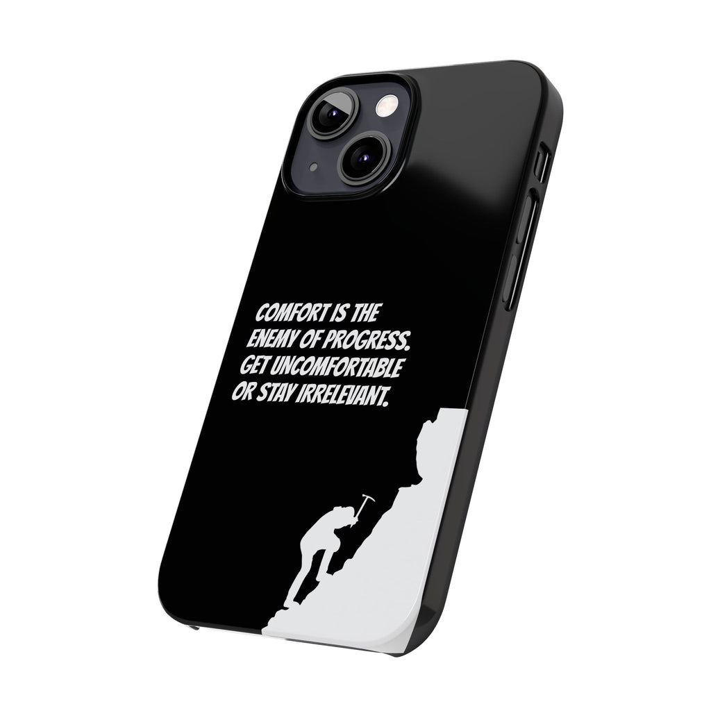 Motivational Slim Phone Case - Dark Quote Design