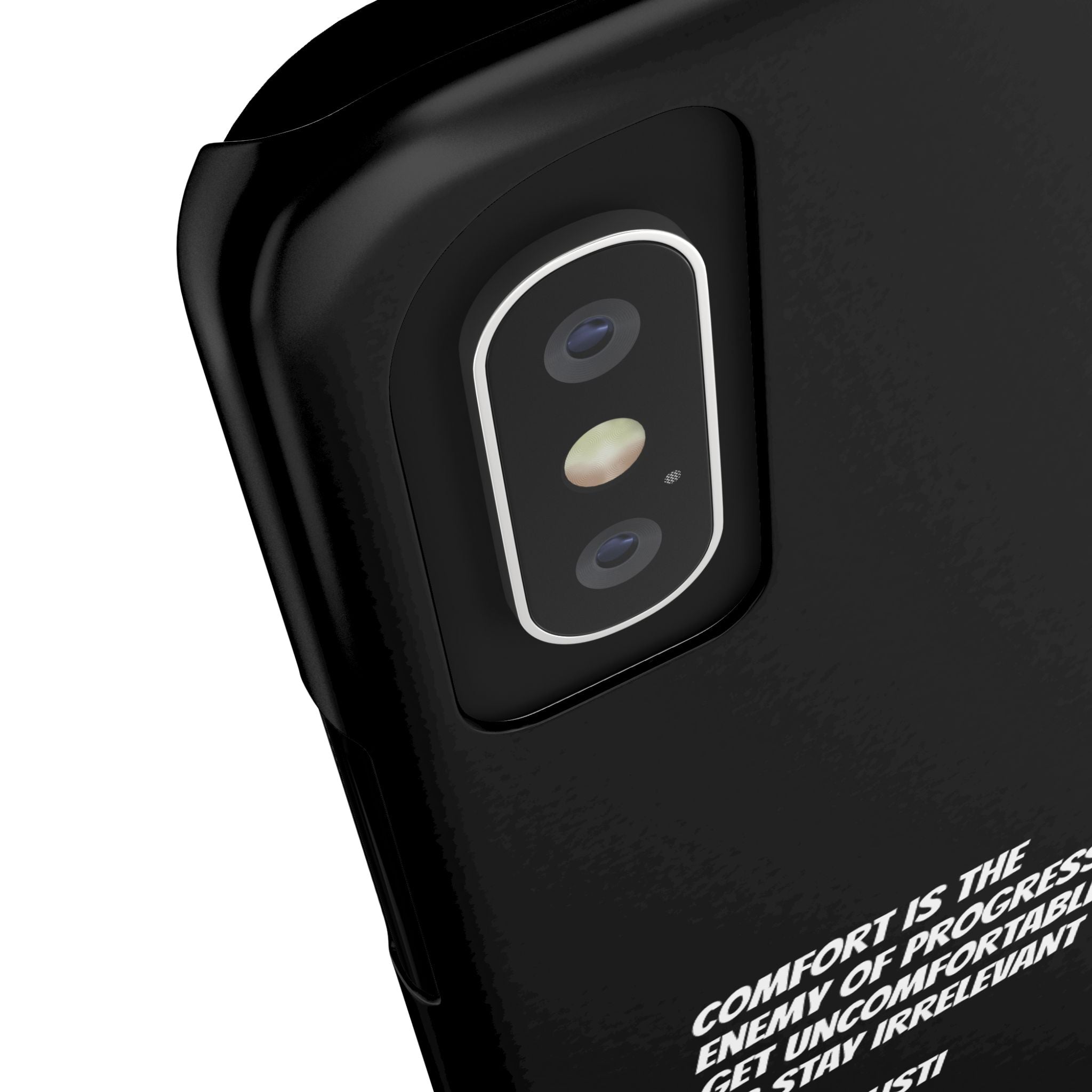 Motivational Slim Phone Case - Dark Quote Design