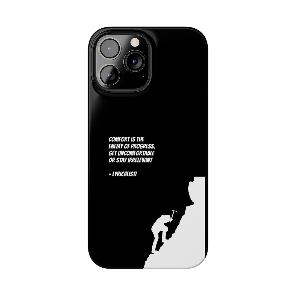 Motivational Slim Phone Case - Dark Quote Design