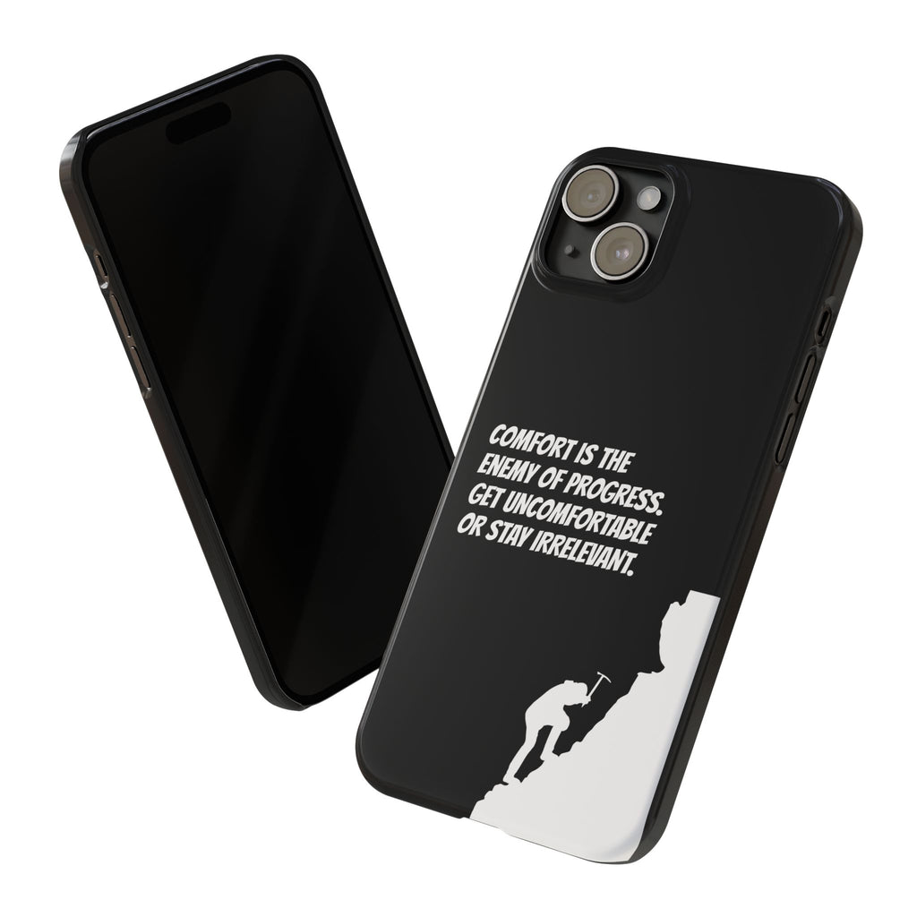 Motivational Slim Phone Case - Dark Quote Design