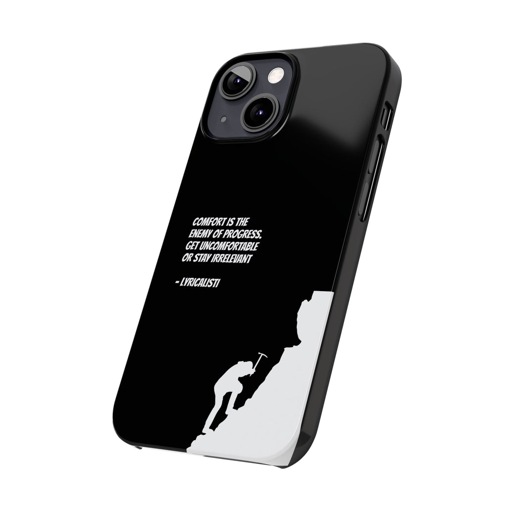 Motivational Slim Phone Case - Dark Quote Design