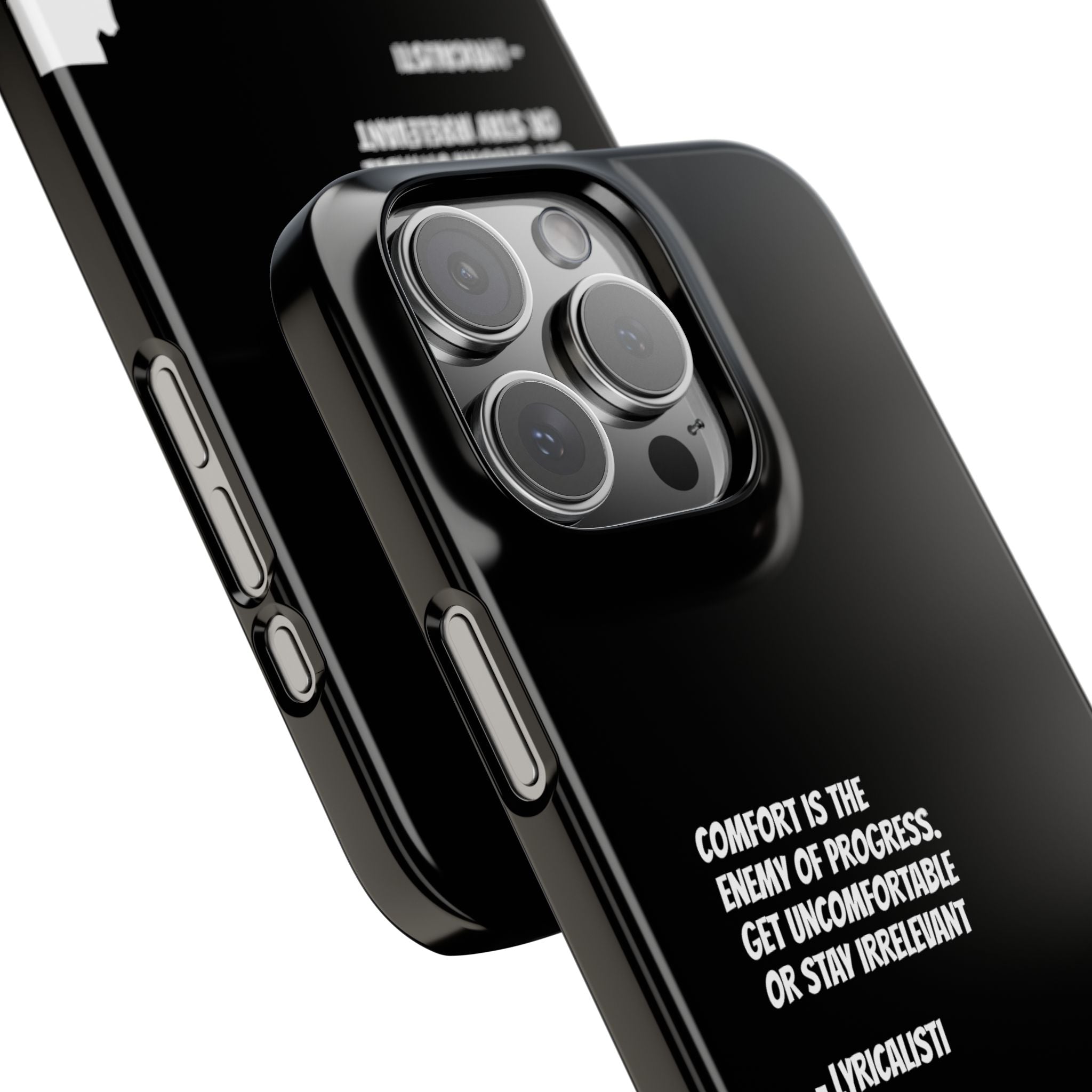 Motivational Slim Phone Case - Dark Quote Design
