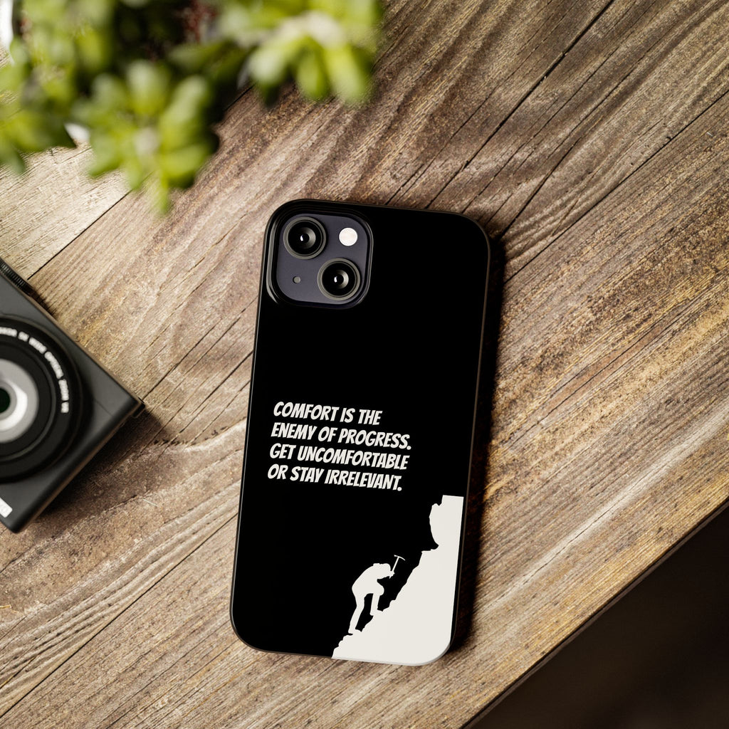Motivational Slim Phone Case - Dark Quote Design