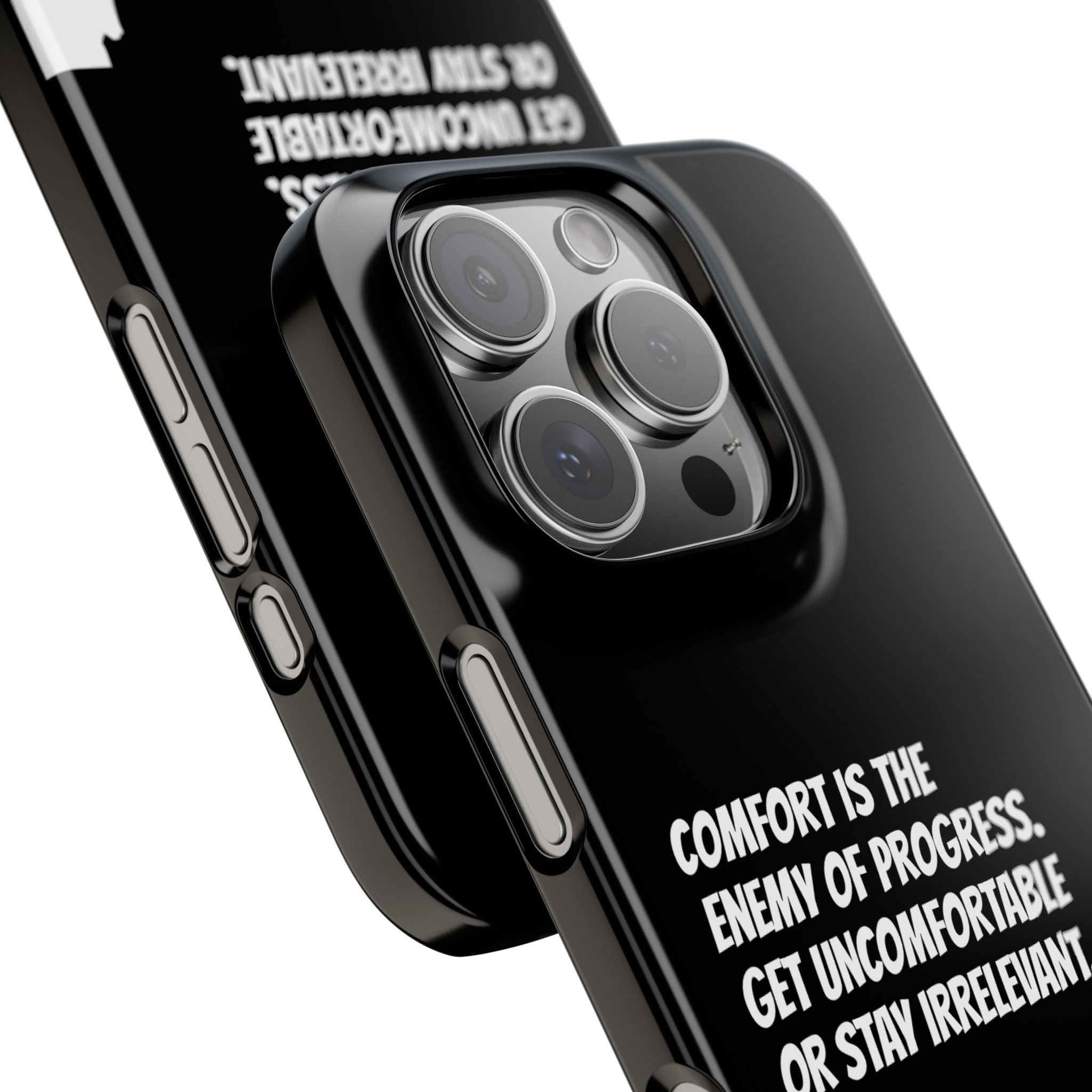 Motivational Slim Phone Case - Dark Quote Design