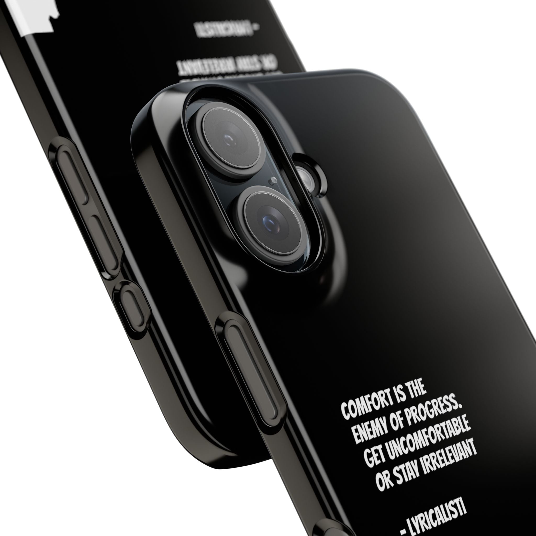 Motivational Slim Phone Case - Dark Quote Design