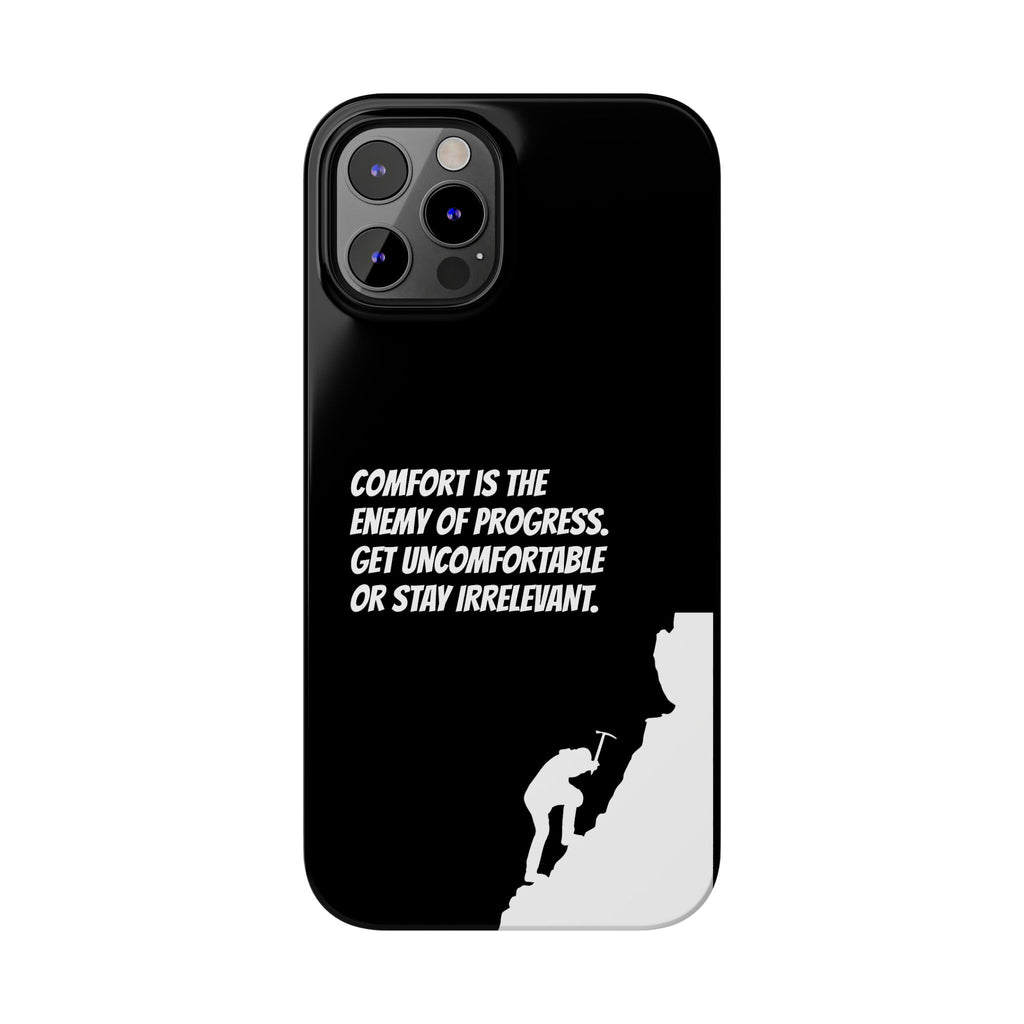 Motivational Slim Phone Case - Dark Quote Design