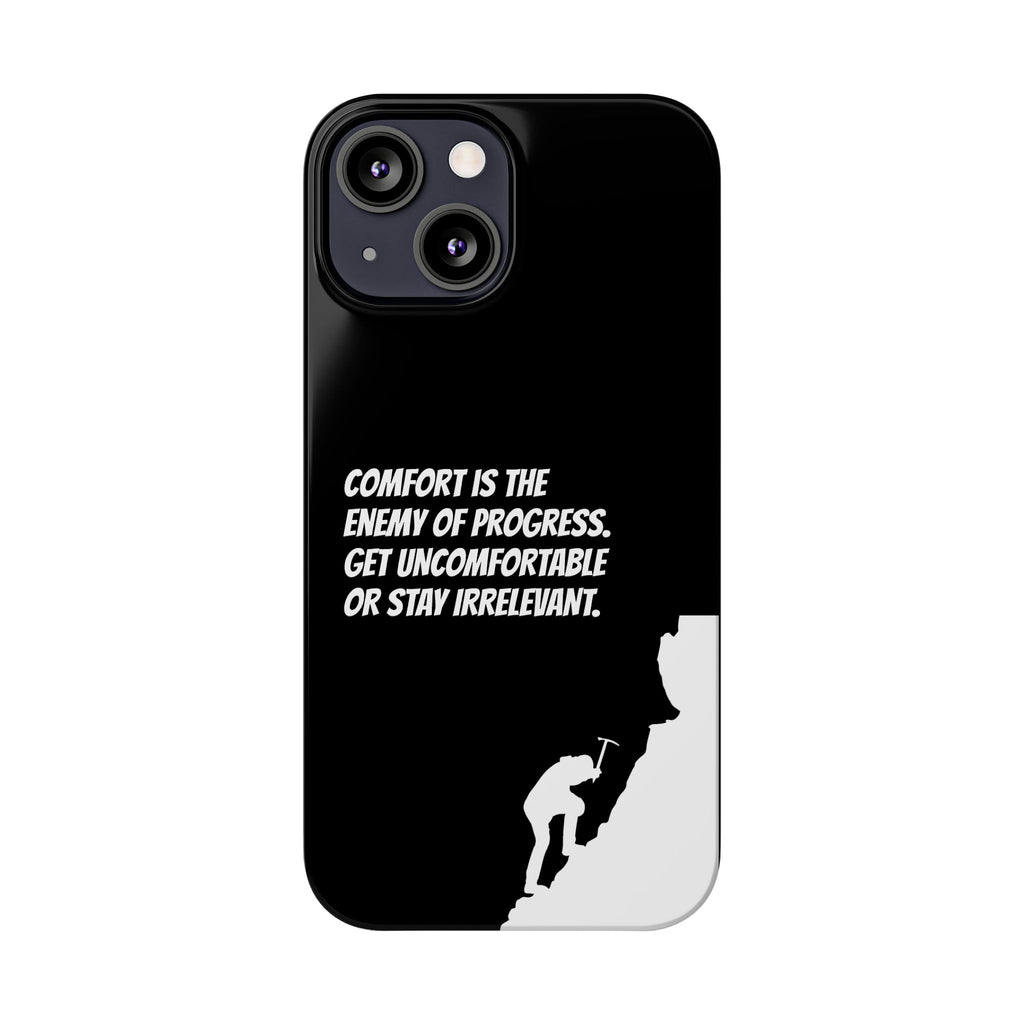 Motivational Slim Phone Case - Dark Quote Design
