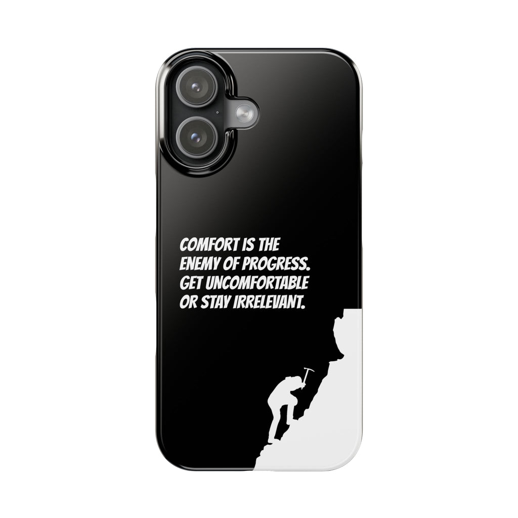 Motivational Slim Phone Case - Dark Quote Design