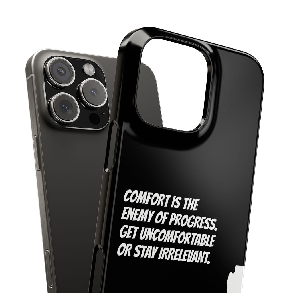Motivational Slim Phone Case - Dark Quote Design