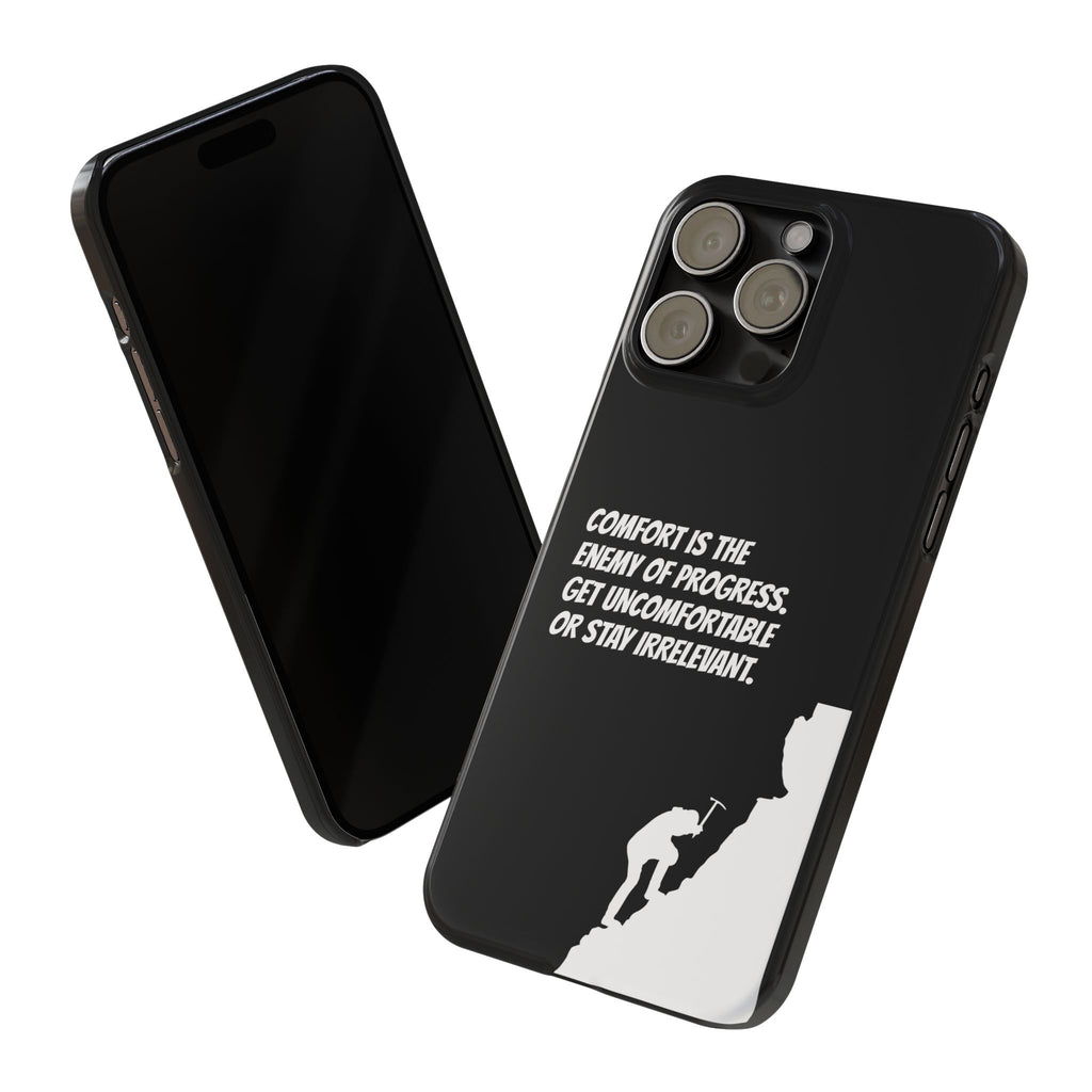 Motivational Slim Phone Case - Dark Quote Design