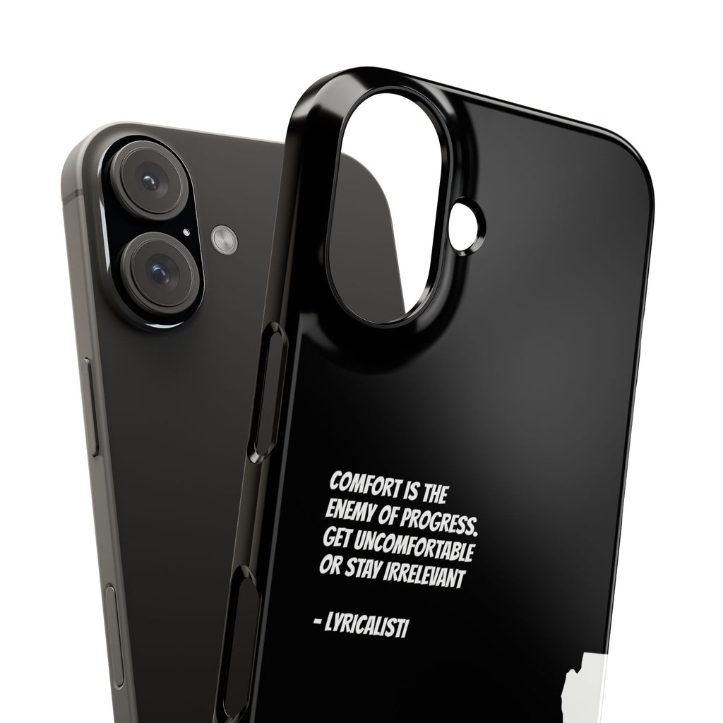 Motivational Slim Phone Case - Dark Quote Design
