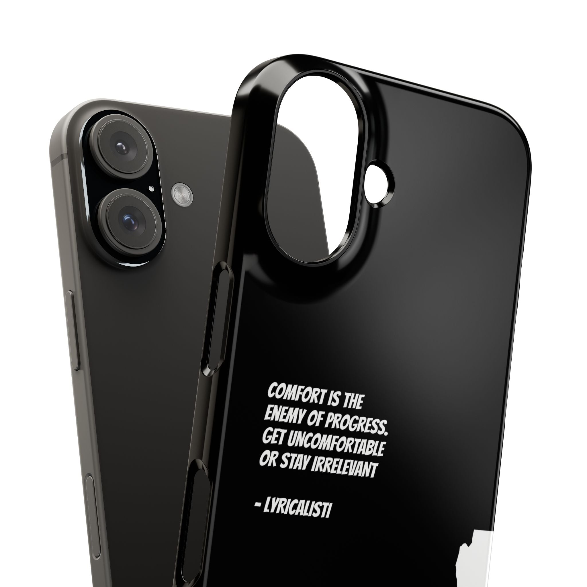 Motivational Slim Phone Case - Dark Quote Design