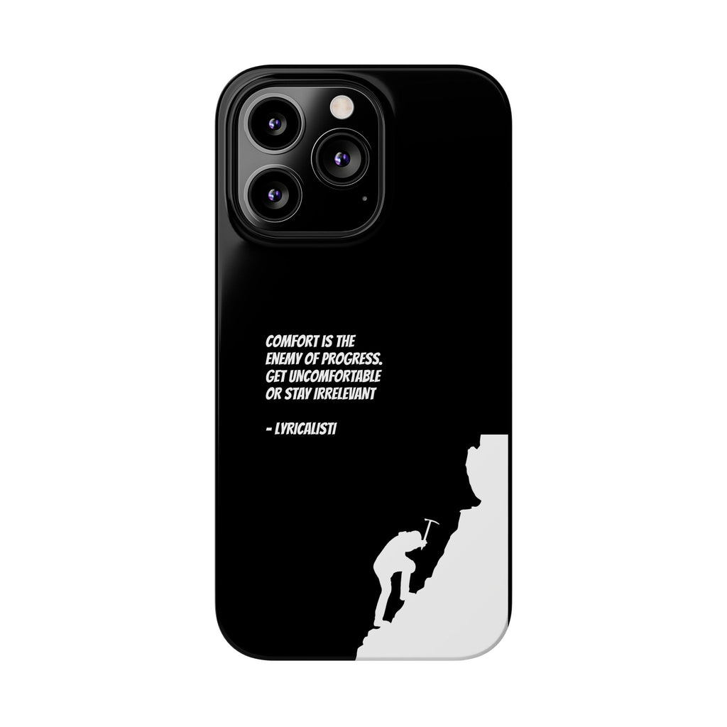 Motivational Slim Phone Case - Dark Quote Design