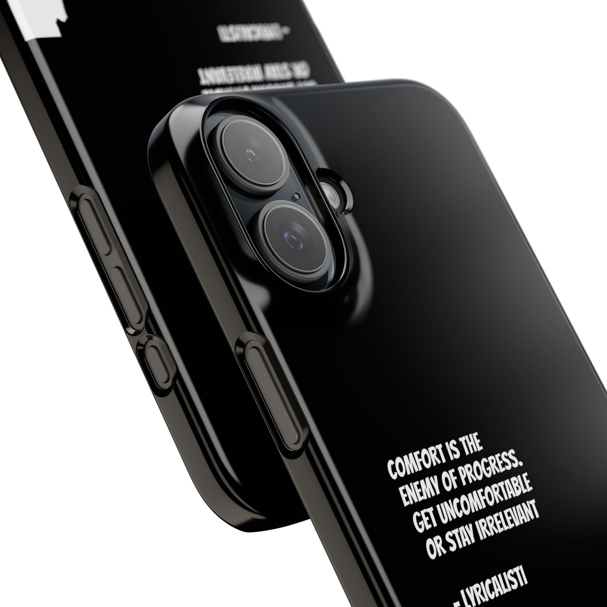 Motivational Slim Phone Case - Dark Quote Design