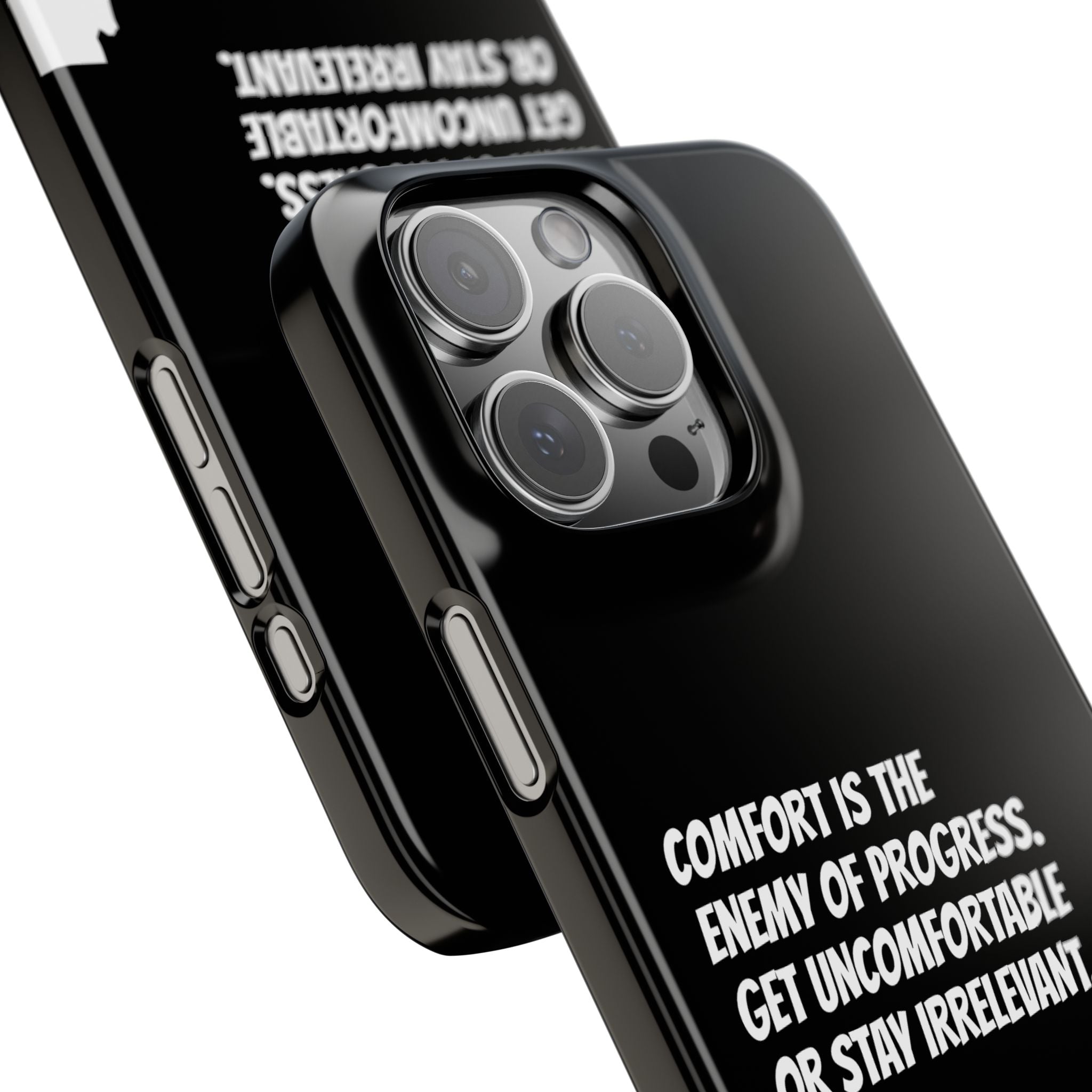 Motivational Slim Phone Case - Dark Quote Design