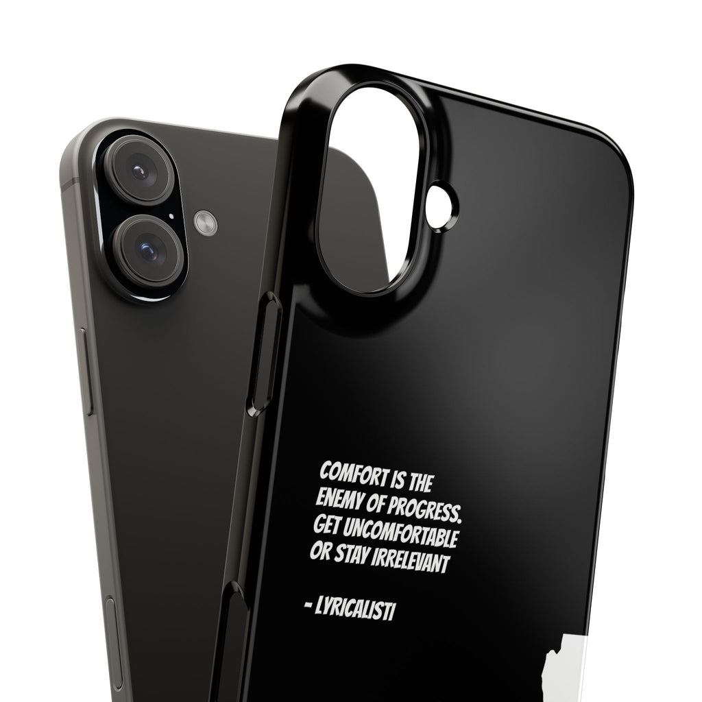 Motivational Slim Phone Case - Dark Quote Design