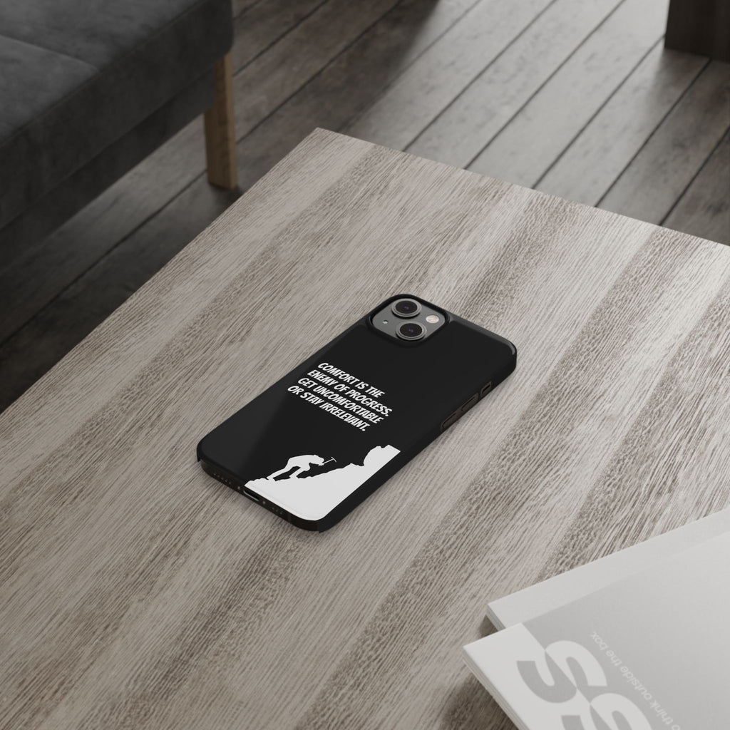 Motivational Slim Phone Case - Dark Quote Design