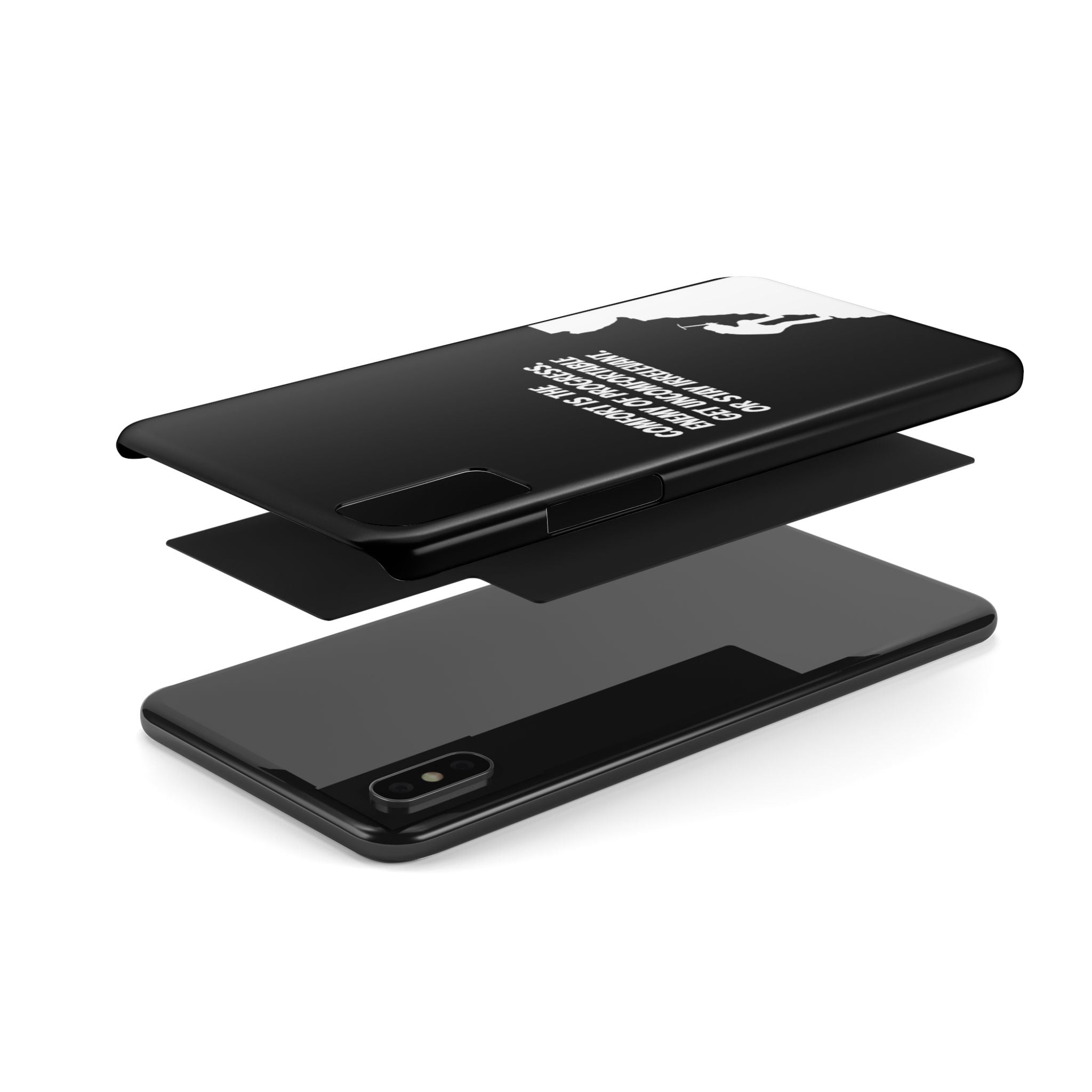 Motivational Slim Phone Case - Dark Quote Design