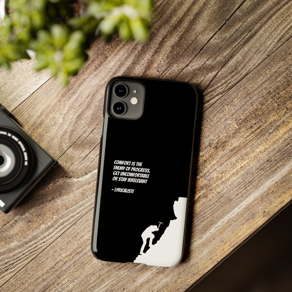 Motivational Slim Phone Case - Dark Quote Design