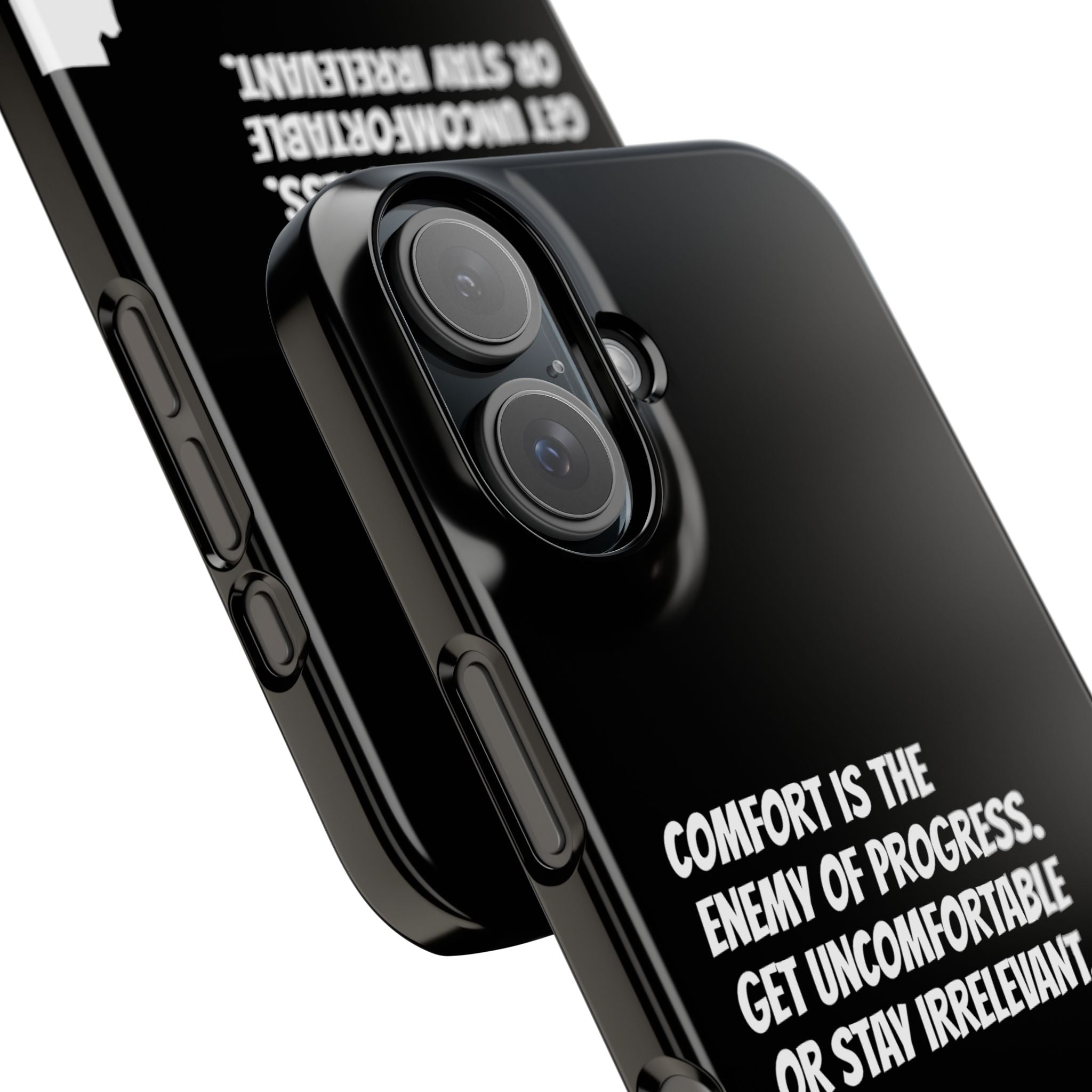 Motivational Slim Phone Case - Dark Quote Design