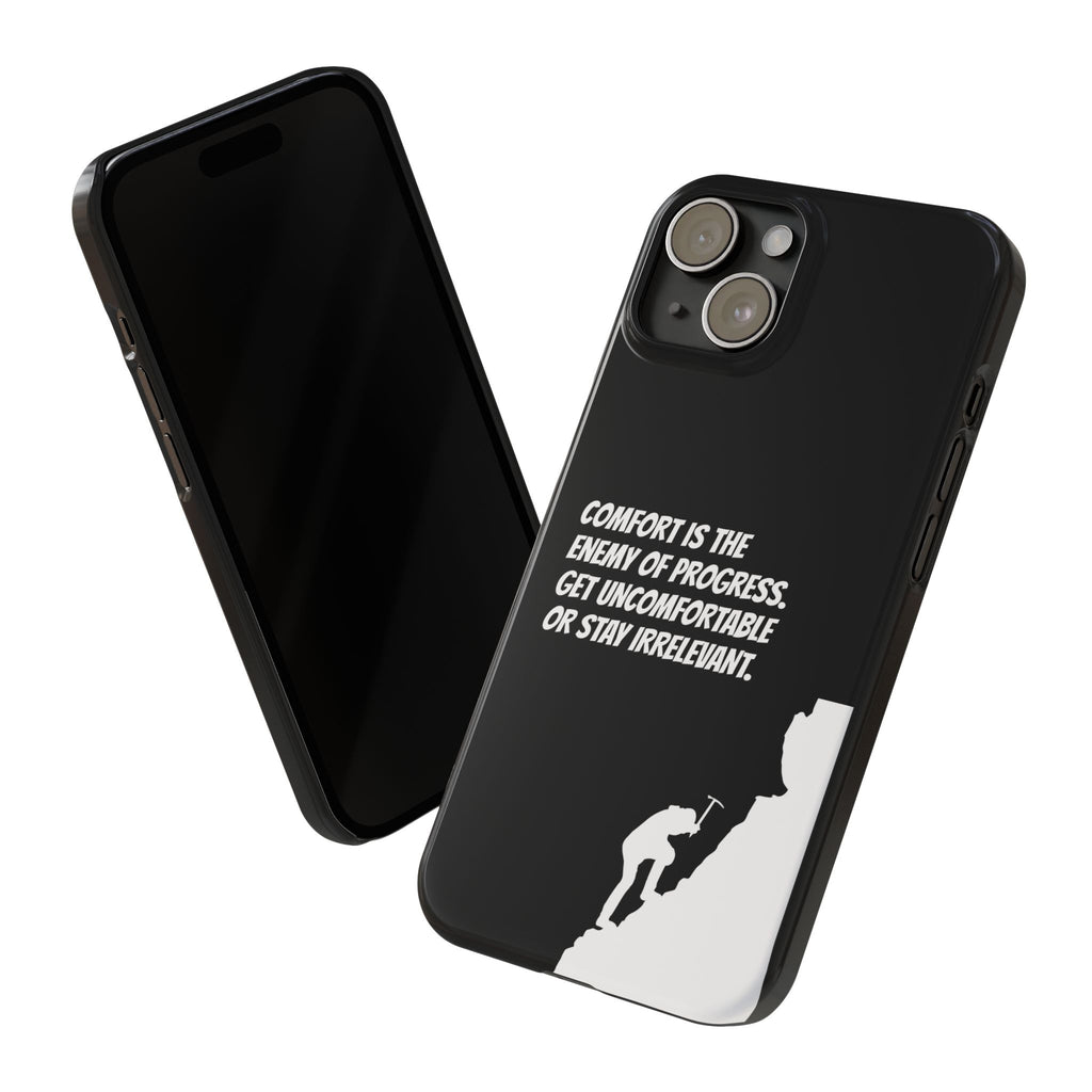 Motivational Slim Phone Case - Dark Quote Design