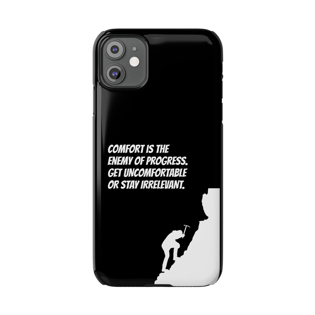 Motivational Slim Phone Case - Dark Quote Design