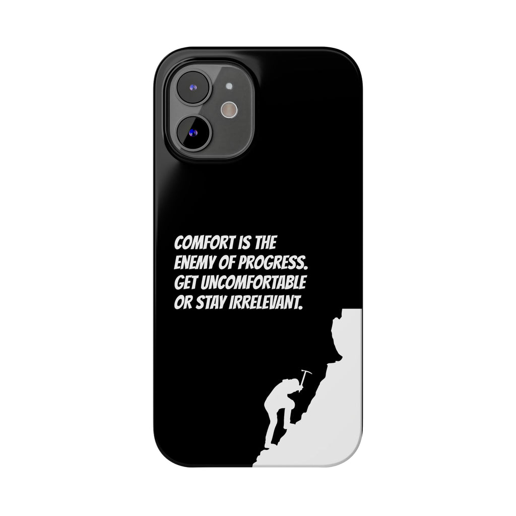 Motivational Slim Phone Case - Dark Quote Design