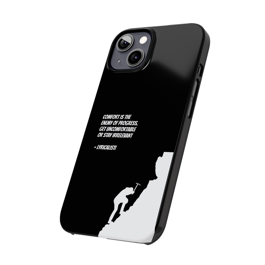 Motivational Slim Phone Case - Dark Quote Design