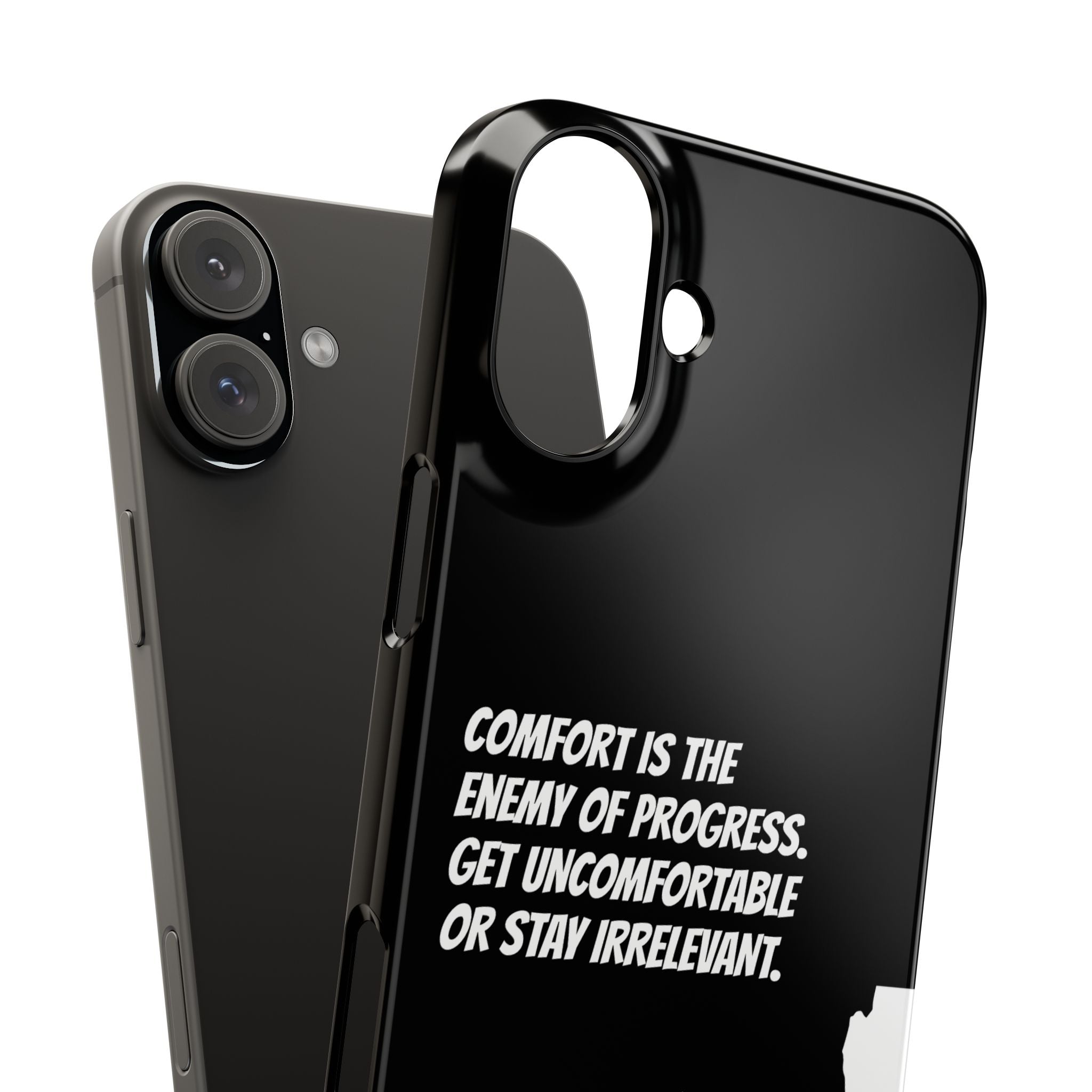 Motivational Slim Phone Case - Dark Quote Design
