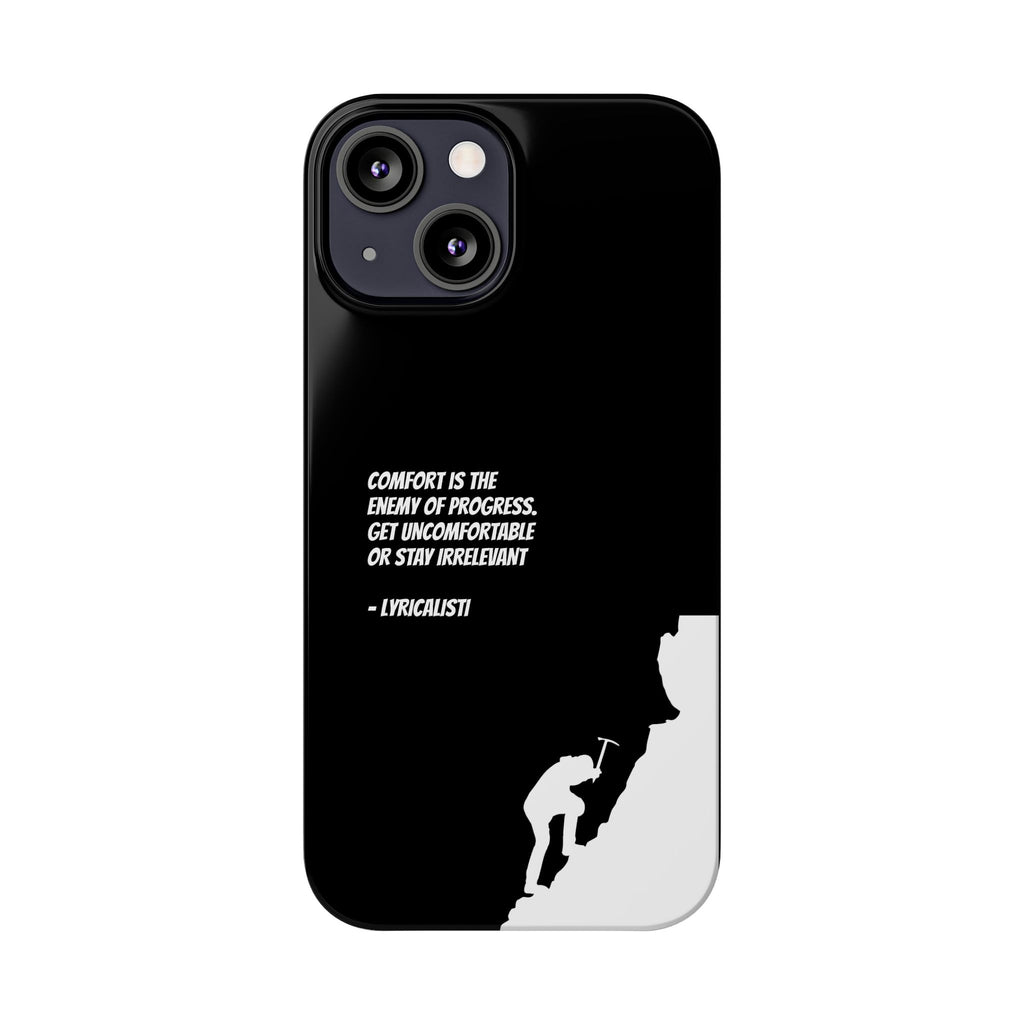 Motivational Slim Phone Case - Dark Quote Design