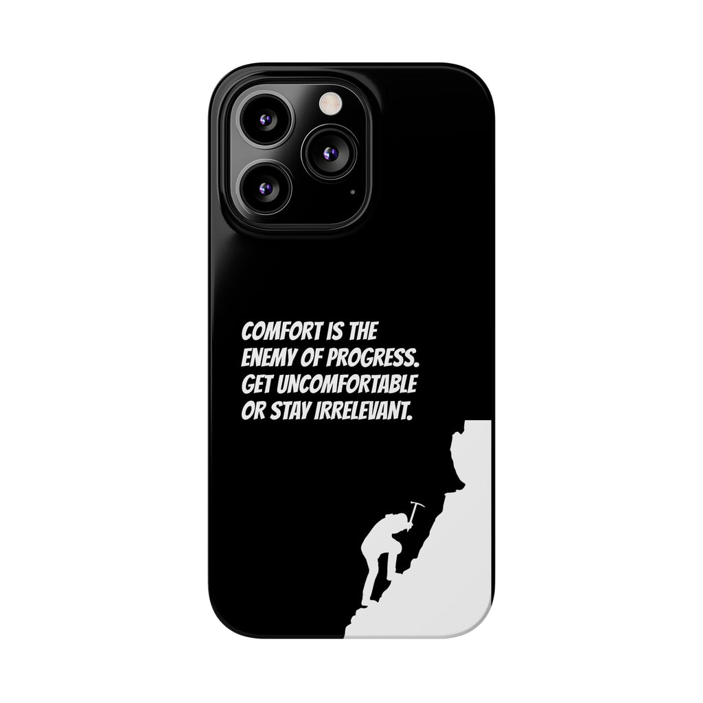 Motivational Slim Phone Case - Dark Quote Design