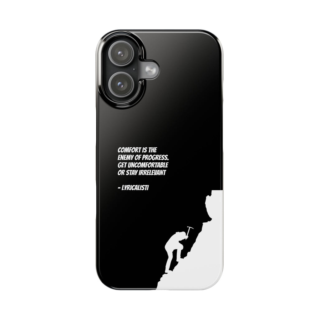 Motivational Slim Phone Case - Dark Quote Design